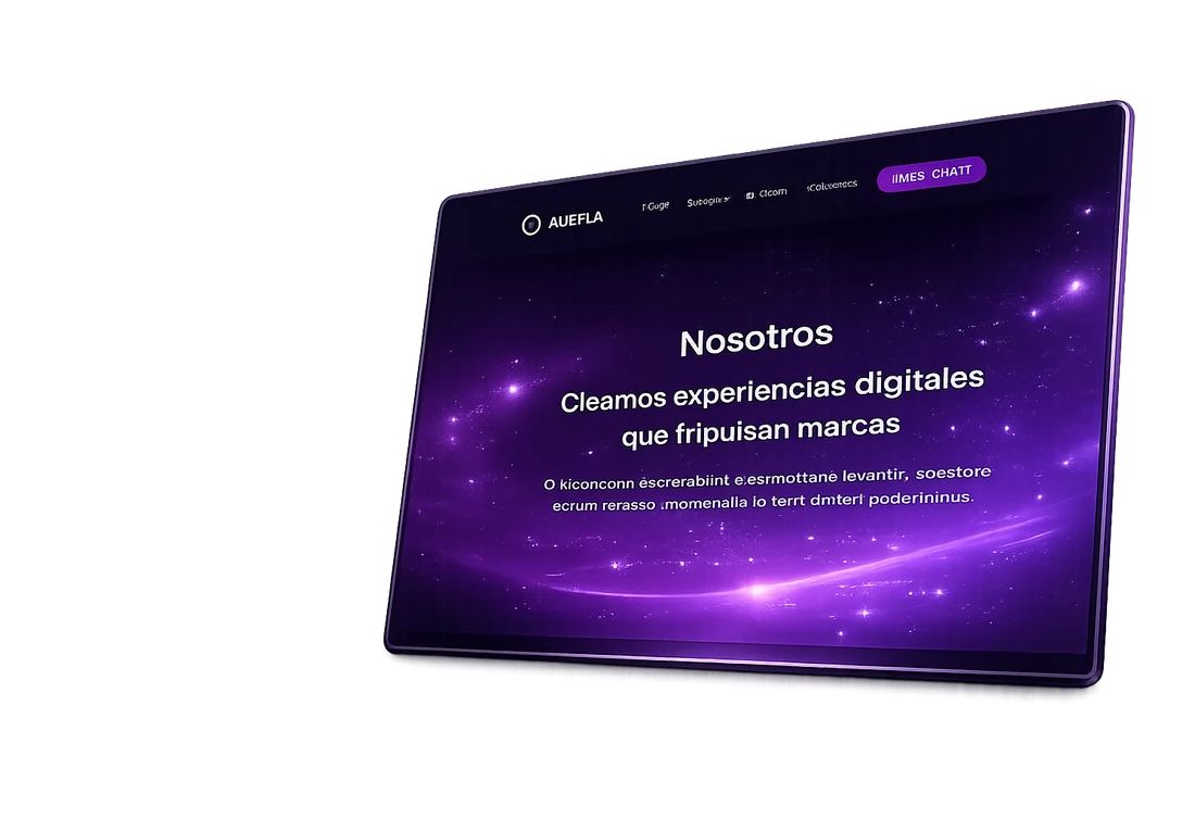 Diseño digital de DisewebPRO mostrado en una pantalla